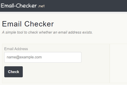 Email Checker Screenshot